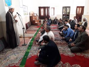 نماز وحدت ادارات در مسجد فاطمه الزهرا(س) برگزار شد