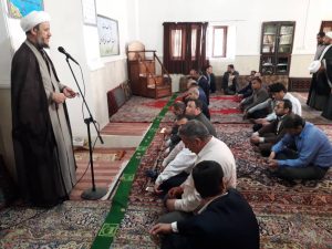 نماز وحدت ادارات در مسجد فاطمه الزهرا(س) برگزار شد