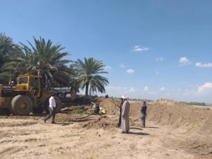 گزارش تصویری/بازدید امام جمعه کارون از سیل بند روستای فارسیات