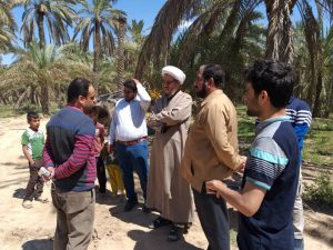 گزارش تصویری/بازدید امام جمعه کارون از سیل بند روستای فارسیات