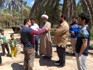 گزارش تصویری/بازدید امام جمعه کارون از سیل بند روستای فارسیات