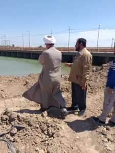 گزارش تصویری/بازدید امام جمعه کارون از سیل بند روستای فارسیات