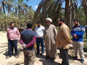 گزارش تصویری/بازدید امام جمعه کارون از سیل بند روستای فارسیات