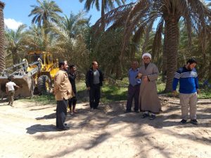 گزارش تصویری/بازدید امام جمعه کارون از سیل بند روستای فارسیات