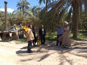 گزارش تصویری/بازدید امام جمعه کارون از سیل بند روستای فارسیات