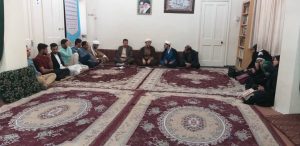 دیدار زوجه های جوان با امام جمعه کارون