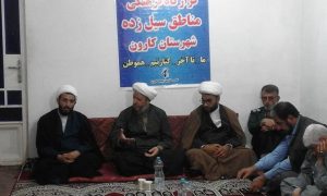 جلسه قرارگاه فرهنگی مناطق سیل زده شهرستان کارون