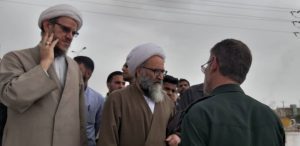 گزارش تصویری/بازدید آیت الله حیدری و امام جمعه کارون از مناطق سیل زده شهرستان