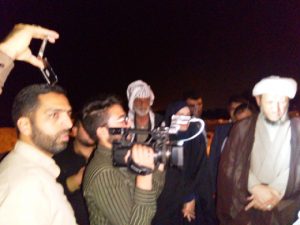 بازدید آیت الله موسوی جزایری،نماینده ولی فقیه در خوزستان از مناطق سیل زده شهرستان کارون