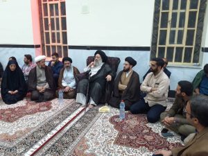 بازدید آیت الله موسوی جزایری،نماینده ولی فقیه در خوزستان از مناطق سیل زده شهرستان کارون