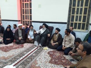 بازدید آیت الله موسوی جزایری،نماینده ولی فقیه در خوزستان از مناطق سیل زده شهرستان کارون