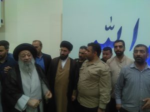 بازدید آیت الله موسوی جزایری،نماینده ولی فقیه در خوزستان از مناطق سیل زده شهرستان کارون