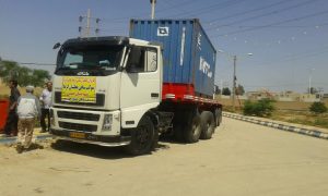 گزارش تصویری/برپایی موکب ساقی عطشان کربلا از شهر خمین برای کمک به سیل زدگان