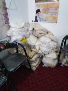 گزارش تصویری/برپایی موکب ساقی عطشان کربلا از شهر خمین برای کمک به سیل زدگان