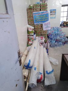 گزارش تصویری/برپایی موکب ساقی عطشان کربلا از شهر خمین برای کمک به سیل زدگان