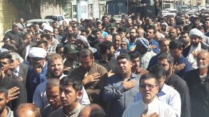 تشییع امدادگران شهرستان کارون