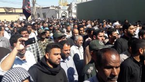 تشییع امدادگران شهرستان کارون