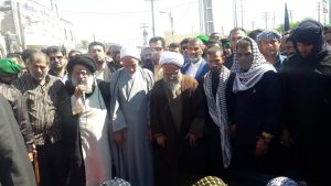 تشییع امدادگران شهرستان کارون