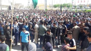 تشییع امدادگران شهرستان کارون