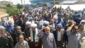 راهپیمایی مردم شهرستان کارون در محکومیت اقدام آمریکا علیه سپاه