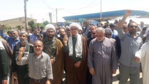 راهپیمایی مردم شهرستان کارون در محکومیت اقدام آمریکا علیه سپاه