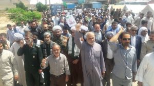 راهپیمایی مردم شهرستان کارون در محکومیت اقدام آمریکا علیه سپاه