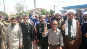 راهپیمایی مردم شهرستان کارون در محکومیت اقدام آمریکا علیه سپاه