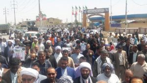 راهپیمایی مردم شهرستان کارون در محکومیت اقدام آمریکا علیه سپاه