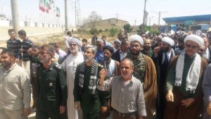 راهپیمایی مردم شهرستان کارون در محکومیت اقدام آمریکا علیه سپاه