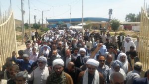 راهپیمایی مردم شهرستان کارون در محکومیت اقدام آمریکا علیه سپاه