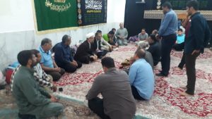 گزارش تصویری/بازدید امام جمعه کارون ازمواکب مستقردرشهرستان 1