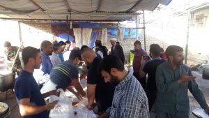 گزارش تصویری/بازدید امام جمعه کارون ازمواکب مستقردرشهرستان 2
