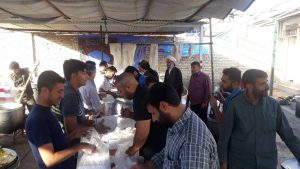 گزارش تصویری/بازدید امام جمعه کارون ازمواکب مستقردرشهرستان 2