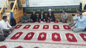 گزارش تصویری/بازدید امام جمعه کارون ازمواکب مستقردرشهرستان 2
