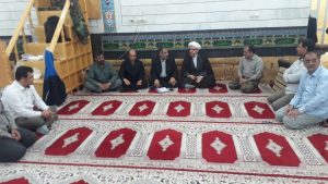 گزارش تصویری/بازدید امام جمعه کارون ازمواکب مستقردرشهرستان 2