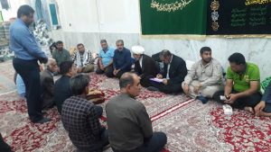 گزارش تصویری/بازدید امام جمعه کارون ازمواکب مستقردرشهرستان 2