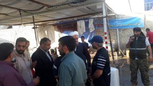 گزارش تصویری/بازدید امام جمعه کارون ازمواکب مستقردرشهرستان 3