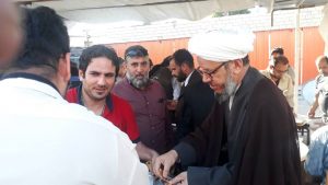 گزارش تصویری/بازدید امام جمعه کارون ازمواکب مستقردرشهرستان 3