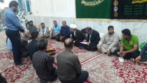 گزارش تصویری/بازدید امام جمعه کارون ازمواکب مستقردرشهرستان 1
