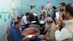 گزارش تصویری/بازدید امام جمعه کارون ازمواکب مستقردرشهرستان 3