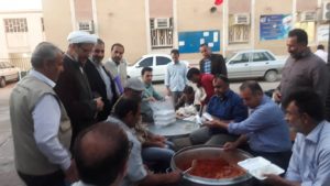 گزارش تصویری/بازدید امام جمعه کارون ازمواکب مستقردرشهرستان 3
