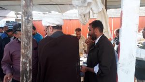 گزارش تصویری/بازدید امام جمعه کارون ازمواکب مستقردرشهرستان 3