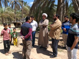 بازدید امام جمعه کارون از روستاهای حاشیه کارون
