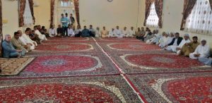 مراسم نماد مقاومت در مقابل سيل (فزعت القزاویه)در روستاي غزاويه بزرگ برگزار شد