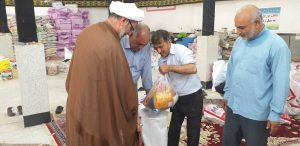 ارسال بسته های غذایی به سیل زرگان روستای چمیان