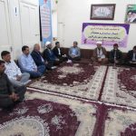 دیدار مدیران و مسئولین با امام جمعه کارون بمناسبت هفته بسیج کارگری