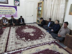 دیدار مدیران و مسئولین با امام جمعه کارون بمناسبت هفته بسیج کارگری
