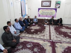 دیدار مدیران و مسئولین با امام جمعه کارون بمناسبت هفته بسیج کارگری