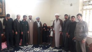دیدار با خانواده شهدای خدمت شهرستان کارون