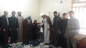 دیدار با خانواده شهدای خدمت شهرستان کارون